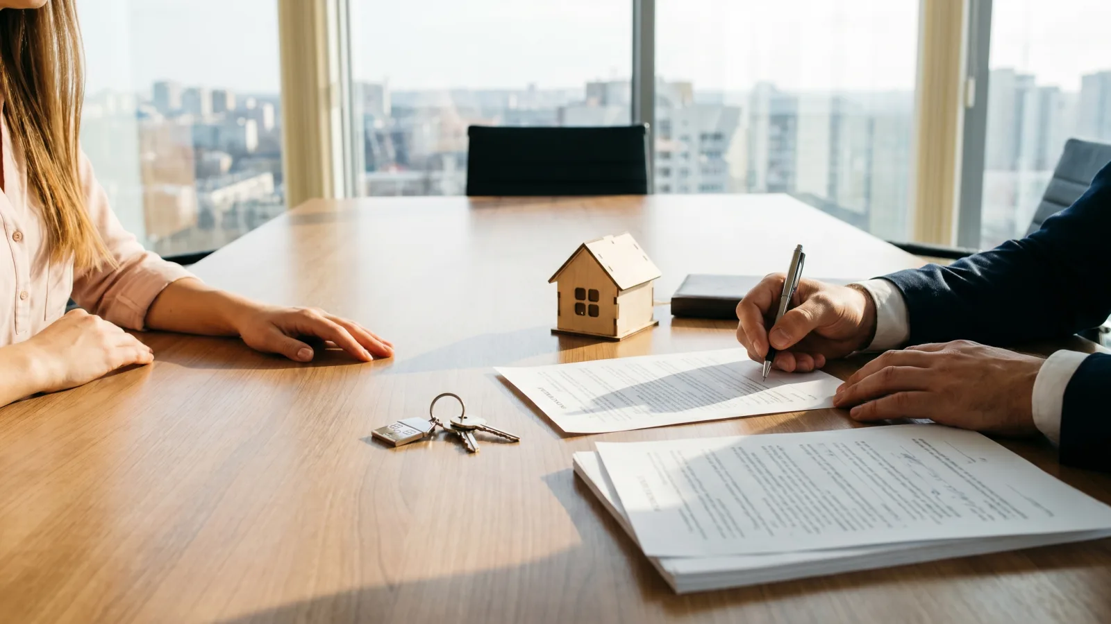 Signature de l’acte d’achat immobilier chez le notaire