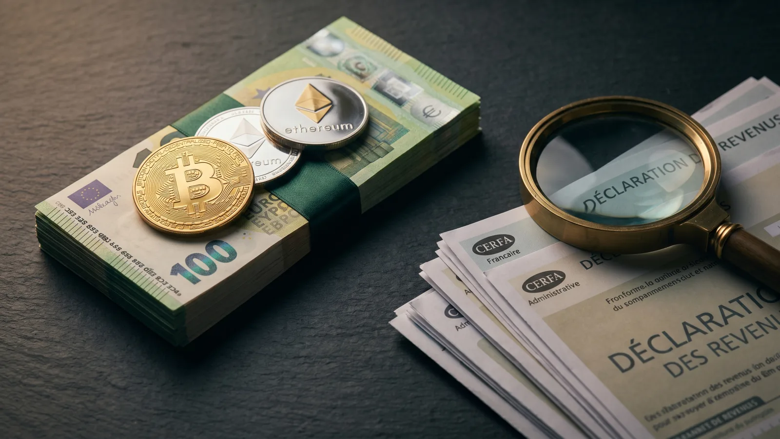 Bitcoin sur billets en euros et formulaires fiscaux